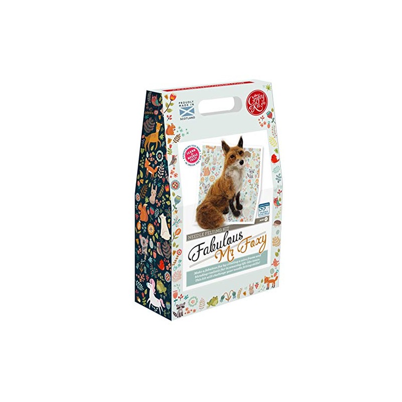 The Crafty Kit Company The Fabulous Mr Foxy Needle Felting