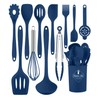 Kitchen Utensils Set-12 Pieces Silicone Cooking Utensils Set (Dishwasher Safe)