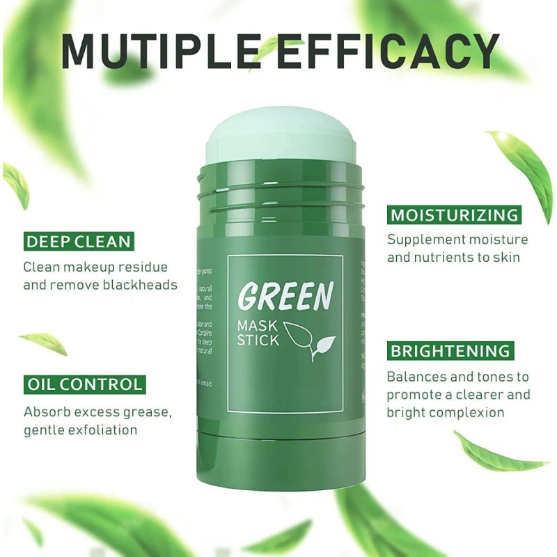 🔥 Mascarilla en barra de té verde para el rostro