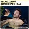 CalmMax Oval Ice Bath 2.0 with Inflatable Neck Rest Ring