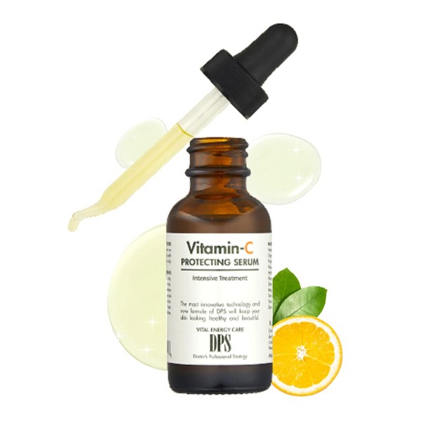 DPS 25% Pure Vitamin C Serum for Face With Vitamin E Hyaluronic Acid ANTI AGING Face SERUM Brightening Serum Facial Serum for Dark Spots Fine Lines Uneven Skin tone Wrinkles 1 Fl. Oz, Suitable for Sensitive Skin Visibly Brighten & Enhance Radiance