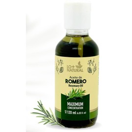 Rosemary Oil (Aceite de Romero) - Maximum Concentration, (120 mL) - Natural Essential Oil for Hair & Skin refresing Aroma