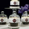 Weddingstar Inc. Mini W/White Base Glass Bell Jar, 3'' x