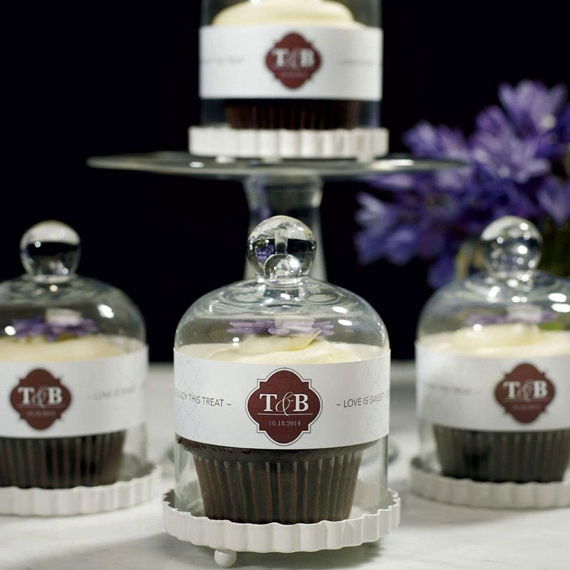 Weddingstar Inc. Mini W/White Base Glass Bell Jar, 3'' x