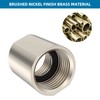 iFealClear Brass Pipe Fitting 1/2 inch G Female Thread, Shower