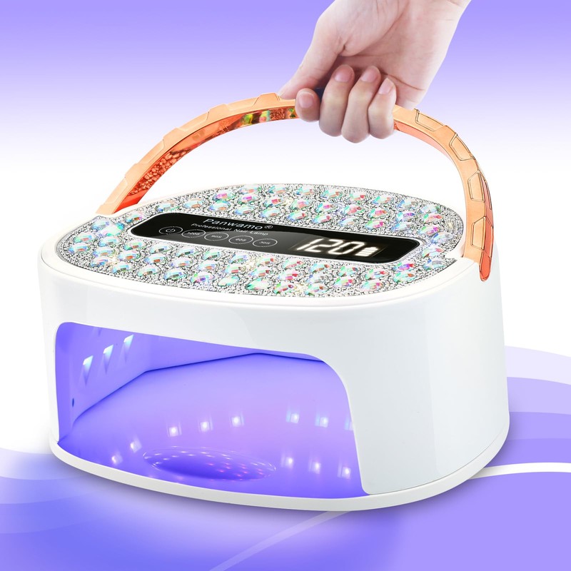 UV LED Nail Lamp, Rechargeable Cordless Nail Dryer for Gel