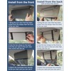 NAZZO Sun Visor Extender for Car, Sun Blocker with PC