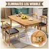 Pisman Table Leg Corner Bracket Set of 4 Includes Screws