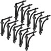 Gisafai 10 Pcs Decorative Shelf Brackets 5.5 Inch Cast Iron