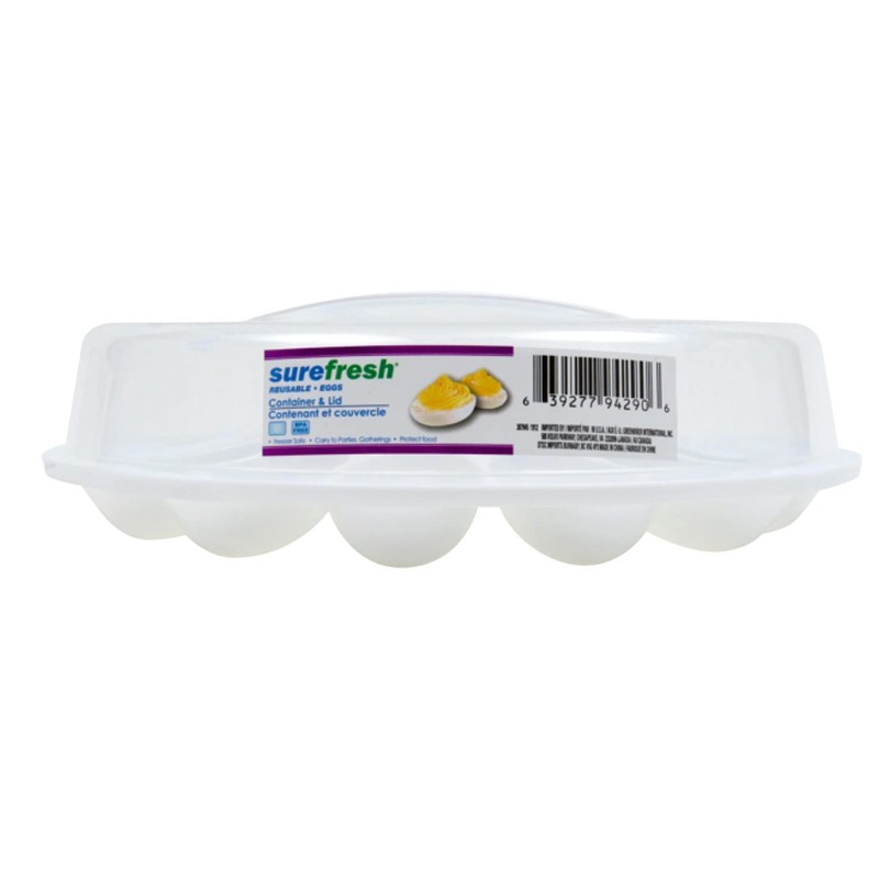 SureFresh Sure Fresh Deviled Egg Carriers with Lids, 10.375x3.5 in.