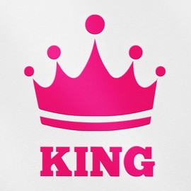 Transparent Decal Stickers of King Crown (Pink) Premium Waterproof Vinyl Decal Stickers for Laptop Phone Accessory Helmet Car Window Mug Tuber Cup Door Wall Decoration ANDSKUS0h1406PI080322