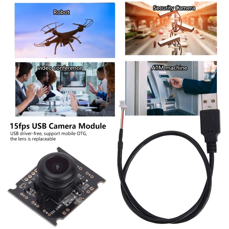 USB Camera Module PCB Mini Camera Board 110 Degree Wide