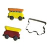 BekkiB 672-Set of 4 "Vehicles" Cookie Cutters Locomotive, Railway and