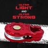 GearAmerica Ultra Snatch Block Pulley Black, 20T Mbs, Aluminum Winch