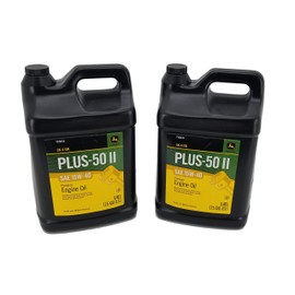 John Deere (2 Pack) Plus-50 II SAE 15W-40 CK4/SN Premium Engine Oil 2.5 Gallon - TY26675