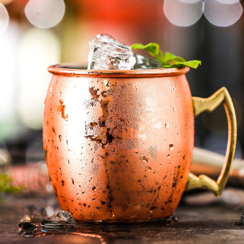 Moscow Mule Mug 600ml Capacity Stainless Steel Beer Cocktail Cup