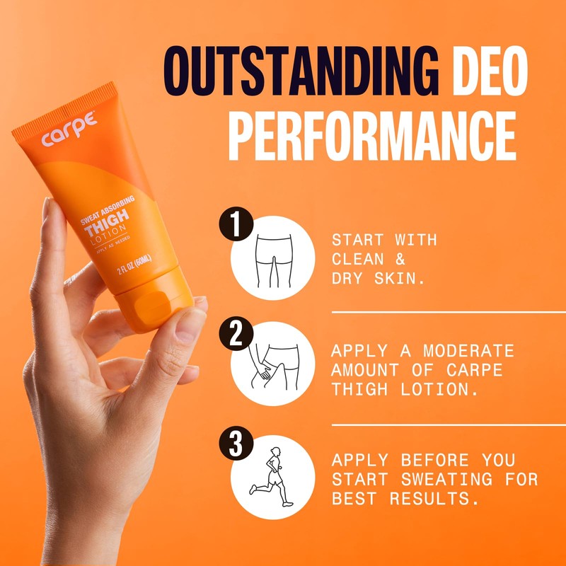 Carpe No Sweat Thigh Lotion 1 Pack