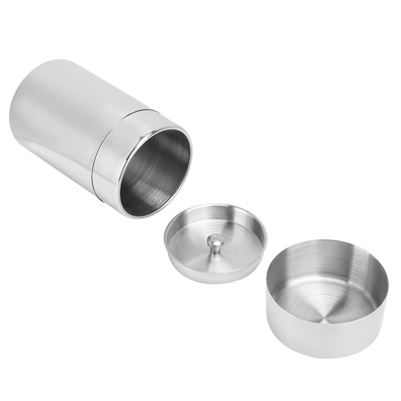 Portable 304 Stainless Steel Sealed Tea Leaf Storage Jar Canister