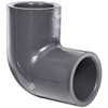 Spears 806 Series PVC Pipe Fitting, 90 Degree Elbow, Schedule