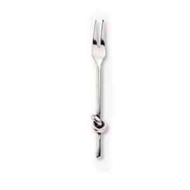 Abbott Collection Home 36-Knot/Fork Cocktail Fork with Knot Handle, Silver