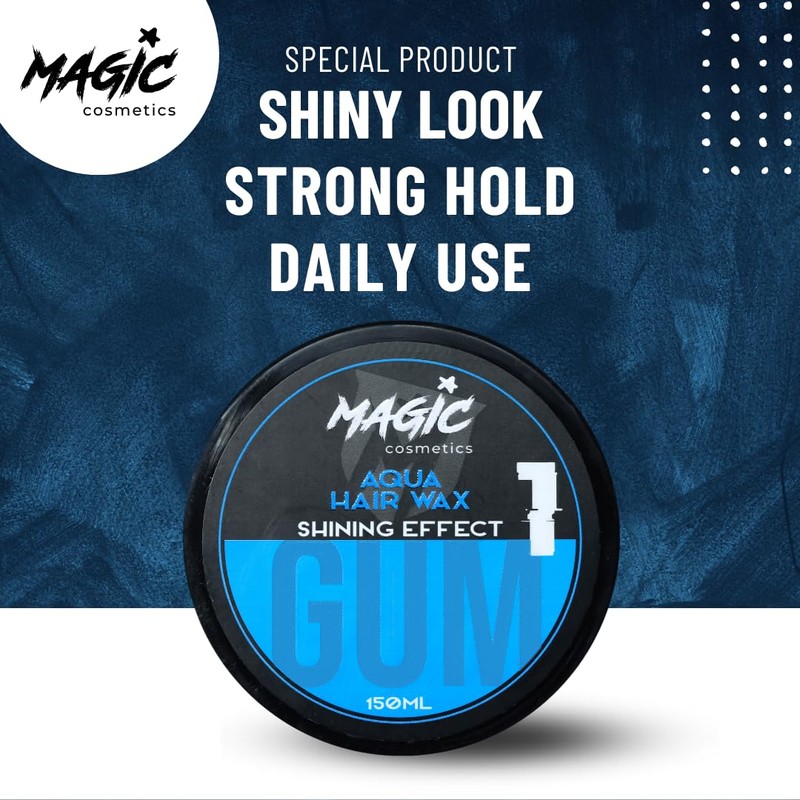 Magic Cosmetics Hair Styling Wax | Aqua Hair Wax |