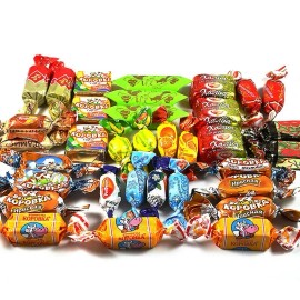 Rot Front Russian Sweets Candy Mix Chocolate, Toffee & Hard Candies Assortment 1lb/450g