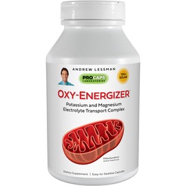 ANDREW LESSMAN ANDREW LESSMAN Oxy-Energizer 360 Capsules - Combination of Two Vital Electrolyte-Minerals Potassium-Magnesium Aspartate-Citrate Complex to Support Optimum Cellular Energy Production. No Additives