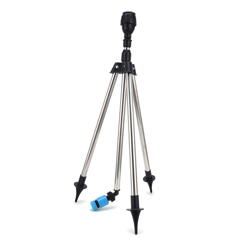360‑Degree Rotating Sprinkler Automatic Watering Sprinkler with Tripod for Garden