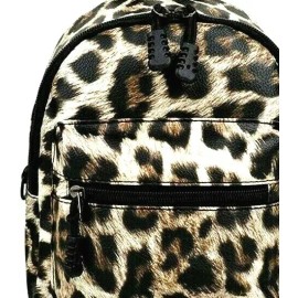 Unbranded Realistic Leopard Backpack - Crossbody Pocketbook