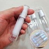 Travel Cosmetic Empty Bottle Set Sprayer Shampoo Portable Separate Storage Case