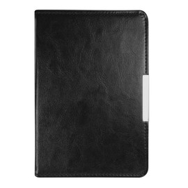kwmobile Flip cover case for Tolino Shine - imitation leather foldable case in black