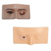 Eye Makeup Practice Board Open Close Eyes Reusable Silicone Mannequin