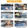 Universal UTV & Golf Cart Wiper Blade with Manual Wiper