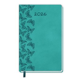 TRÖTSCH - Taschenkalender A6 Soft Touch Schmetterlinge 2026: Soft Touch Terminkalender