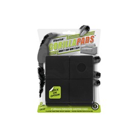 Slipstick GorillaPads CB142 Non-Slip Furniture Pads/Grippers (Set of 8) Furniture Leg Floor Protectors, 2 Inch Square, Black