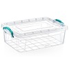 Best House Rectangle Multifunctional Clear Plastic Storage Boxes Containers with