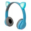 CL Audífonos Inalámbricos Con Orejitas De Gato Bluetoot Luz Led