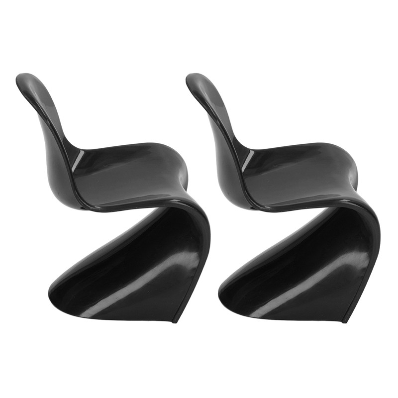 2pcs Miniature Chair 1/6 Scale Casual Cute Style DIY Small