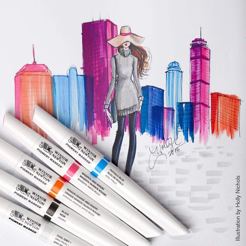 Winsor & Newton - Marcador de pigmentos, gris cálido 1,