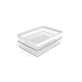 Rotho Housewares, Clear/White, Unica