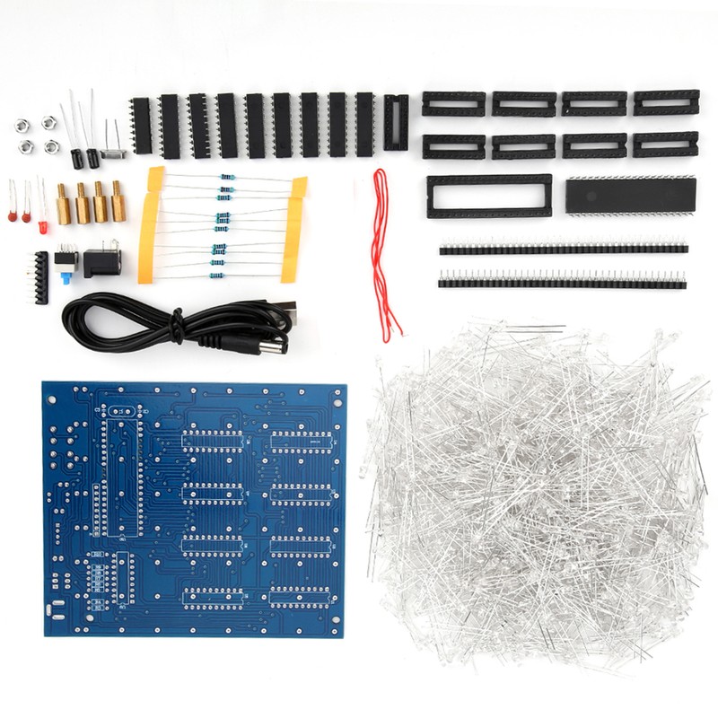 LED Light DIY Kit 3D Printed Circuit Board Stable Printed