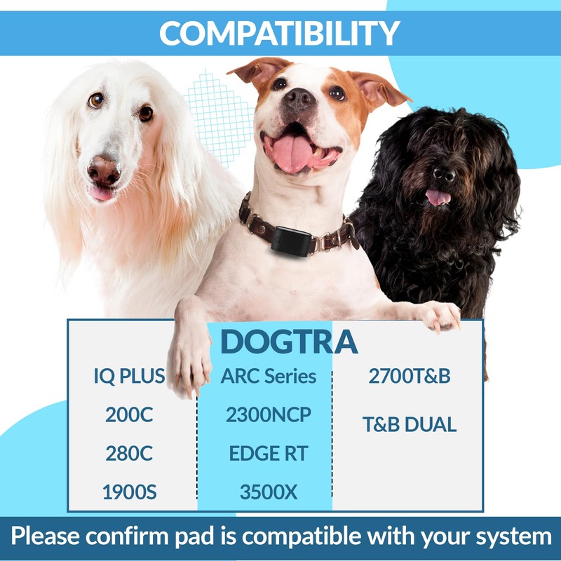 E Collar Comfort Pad Compatible with Dogtra - Long Haired