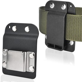 Drill Belt Holder, Drill Clip for Tool Belt, Clip-On Tool Belt Drill Holder for Impact Wrench, Nailer, Fits Belts up to 2 Inch Wide (Drill Holder)