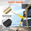Ratchet Load Binders and Chains Kit | Detachable 5/16"-3/8" Chain