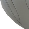 FZJDSD Gray Driver Side Bottom Microfiber Leather Replacement Seat Cover