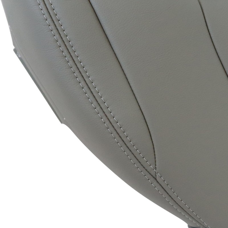 FZJDSD Gray Driver Side Bottom Microfiber Leather Replacement Seat Cover