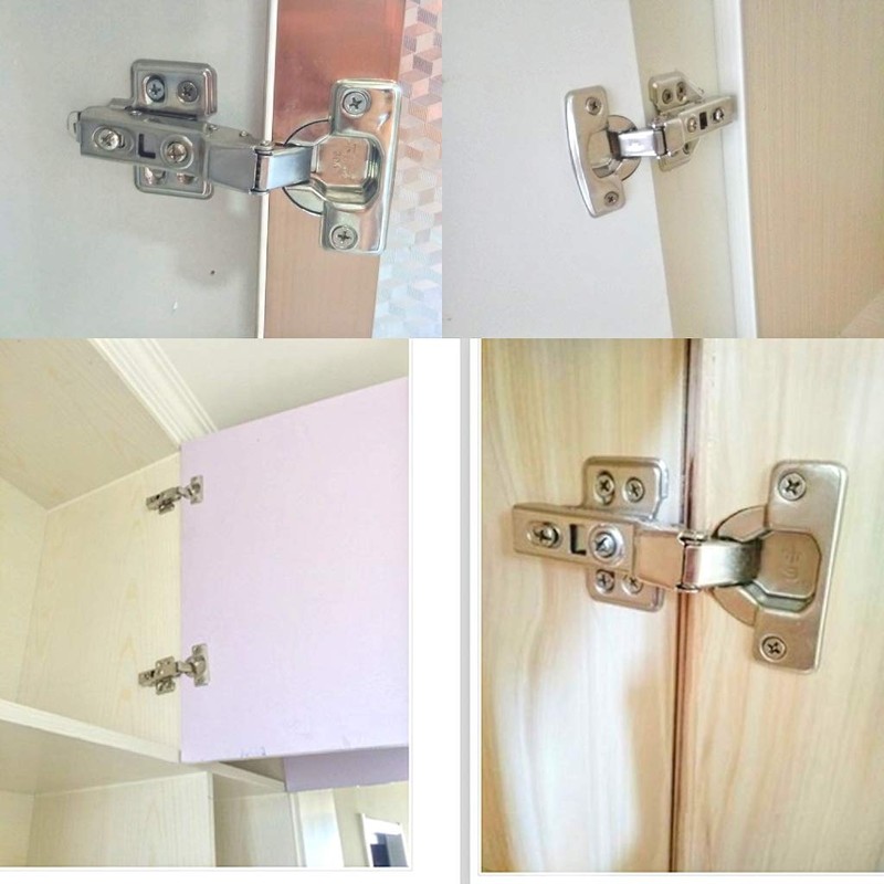 JZK 6 x Pot Hinges Cupboard Hinges 35 mm 110
