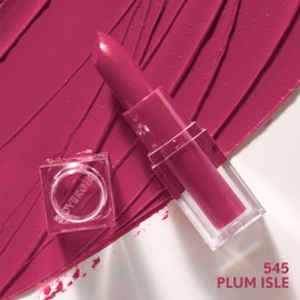 CoverGirl Clean Lip Color, Plum Isle, Satin Finish, Squalane, Avocado & Aloe, Carmine-Free, Non-Drying, 0.12oz