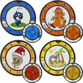 Hat Clip Ball Markers Golf, Zinc Alloy Golf Ball Marker Hat Clip with Level, Scale Display Multifunctional Putting Training Supplies, Portable Golf Accessories for Golf Club