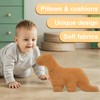 Fainca Dino Nugget Cushion, 30 cm Dino Nugget Cuddly Toy,